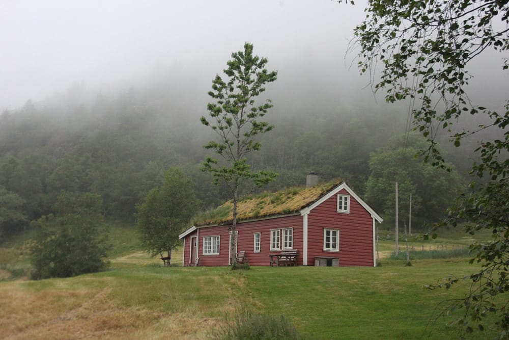Folgå, det eldste huset på Fossane gard Folgå, det eldste huset på Fossane gard
